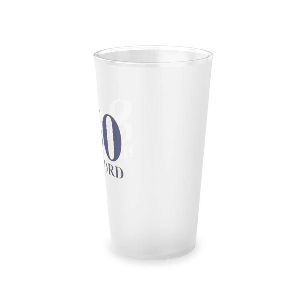 860 Hartford Frosted Pint Glass, 16oz.  860 Hartford Collection. Inspired by the Connecticut flag and the 860! Show off for your pride for Connecticut and Hartford!   Proceeds of this collection go to help build Finding Connecticut’s website and brand. • Free USA shipping   Click here to go to our home page