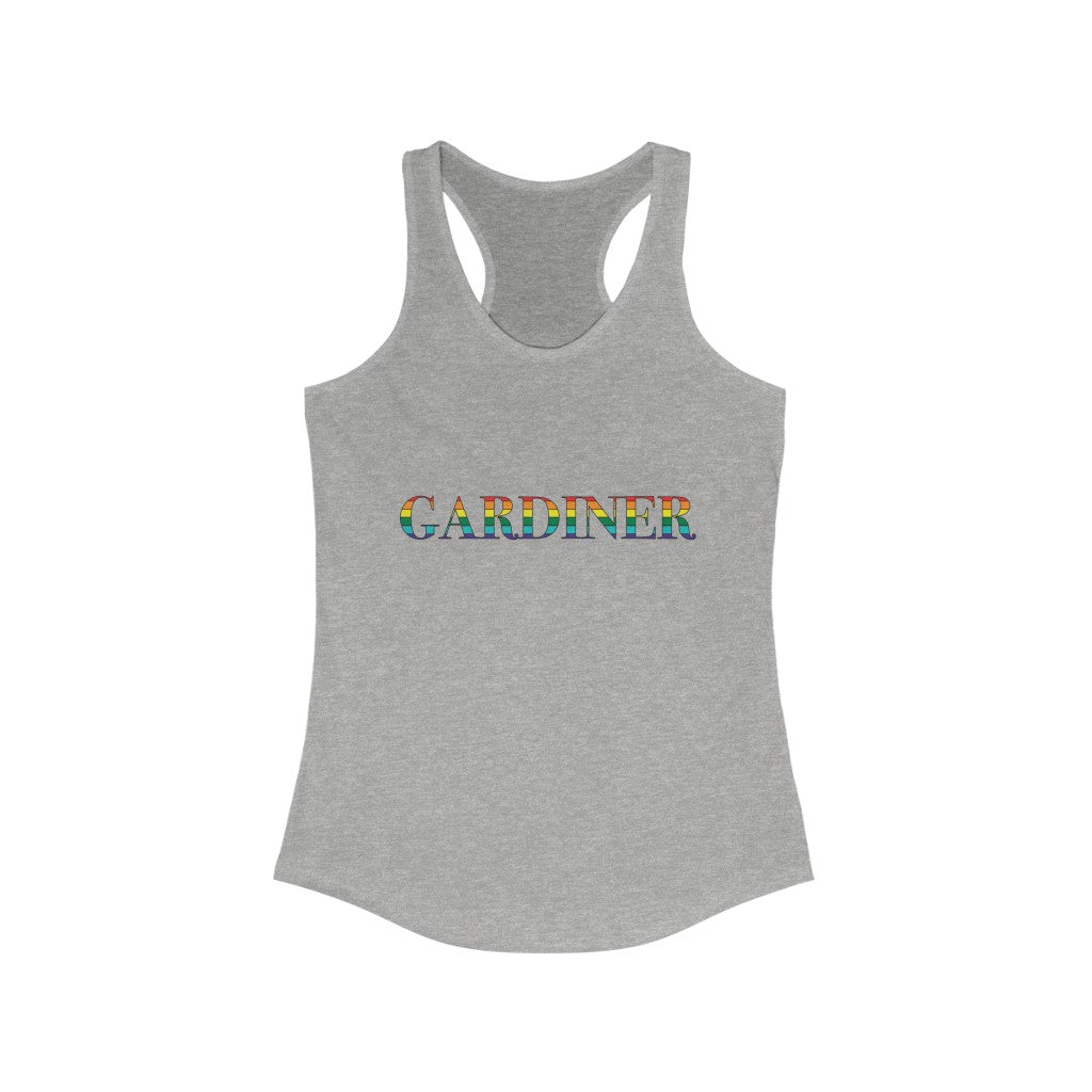 Gardiner Rainbow Women's Ideal Racerback Tank