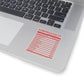 Fairfield Facts Kiss-Cut Stickers