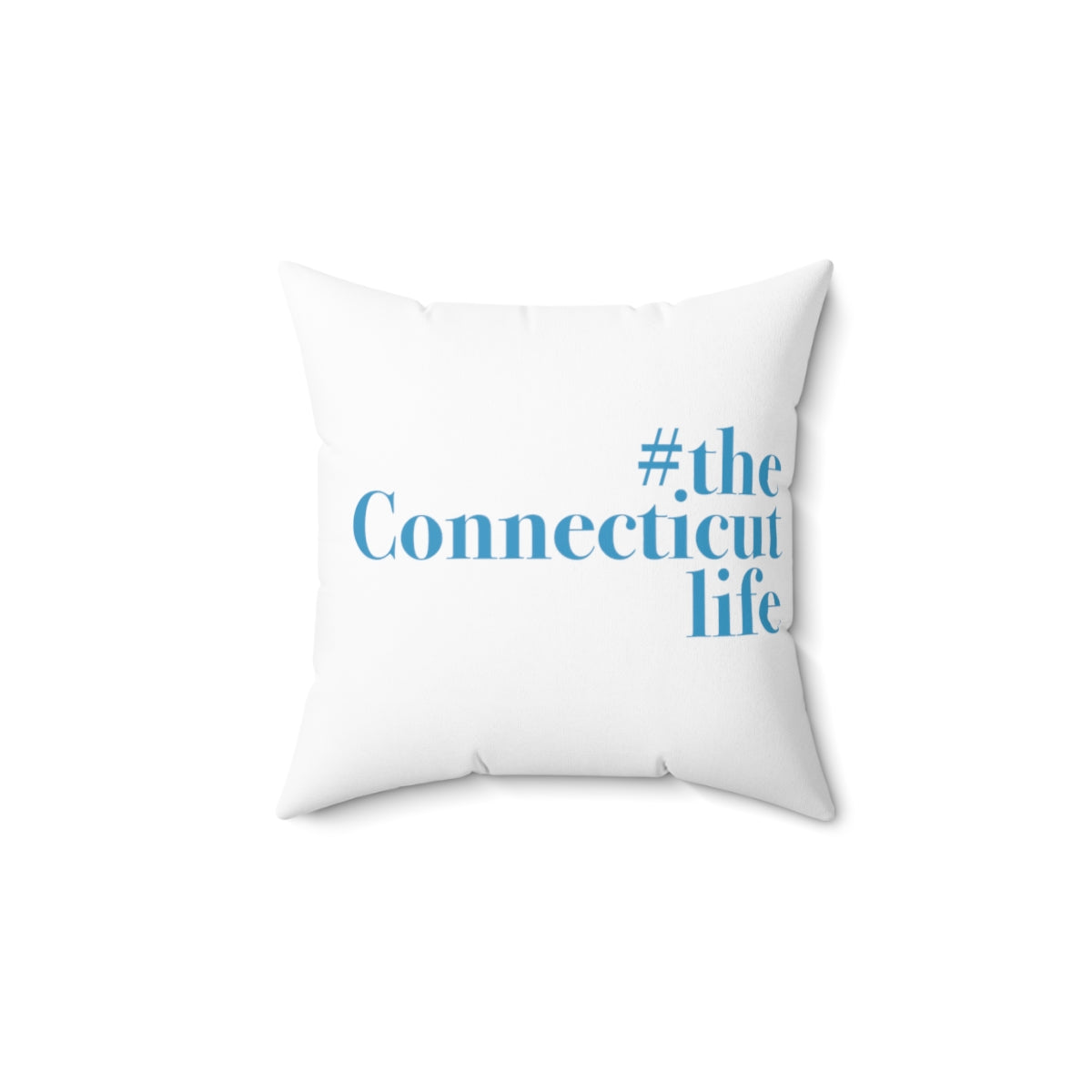 #theconnecticutlife Spun Polyester Square Pillow