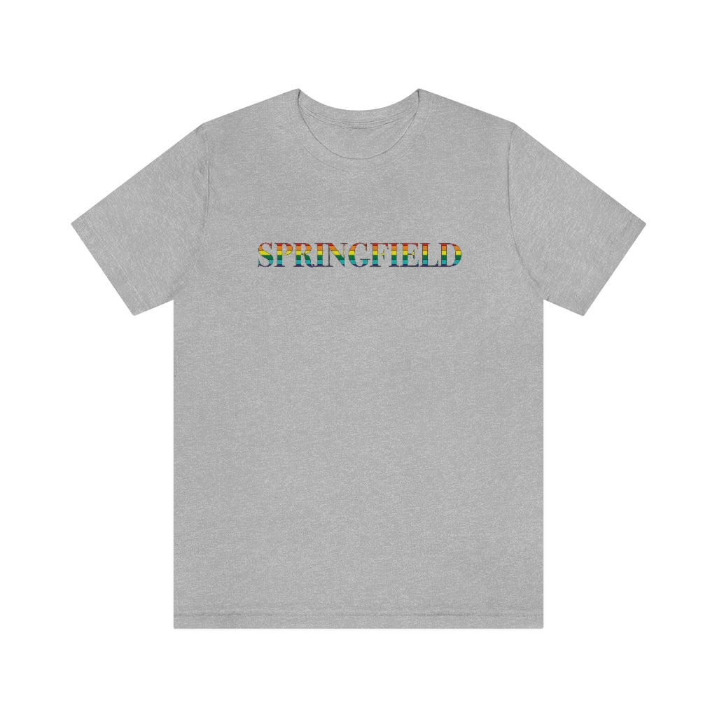 Springfield Rainbow Unisex Jersey Short Sleeve Tee