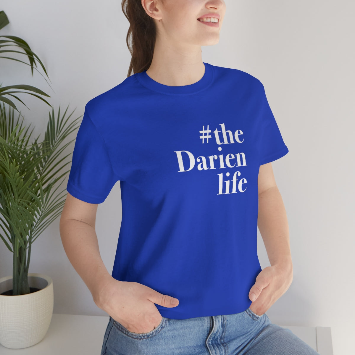 #thedarienlife darien connecticut unisex tee shirt