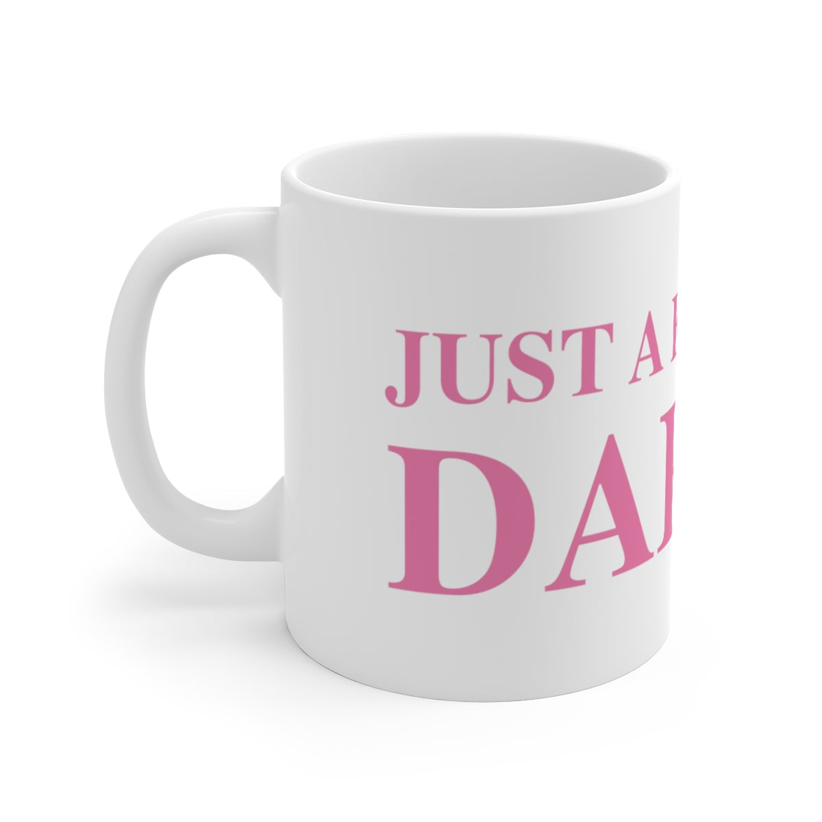 Just a kid from Darien White Ceramic Mug