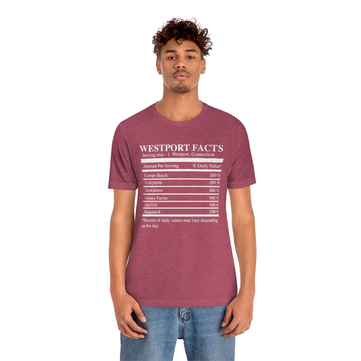 Westport Facts Unisex Jersey Short Sleeve Tee