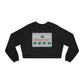 Connecticut Ugly Holiday Women's Cropped Fleece Pullover