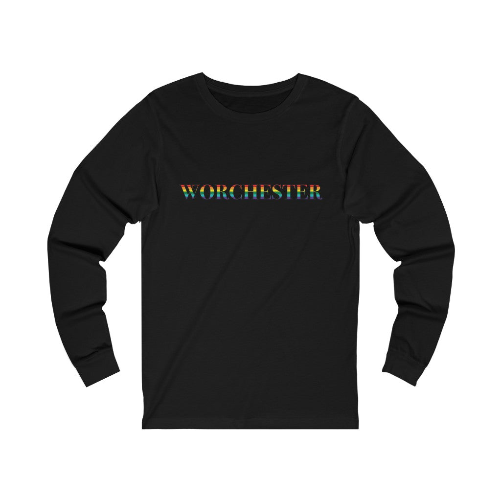 Worchester Rainbow Unisex Jersey Long Sleeve Tee