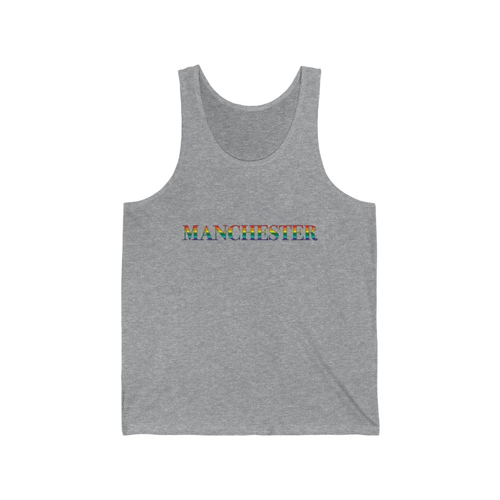 Manchester Rainbow Unisex Jersey Tank