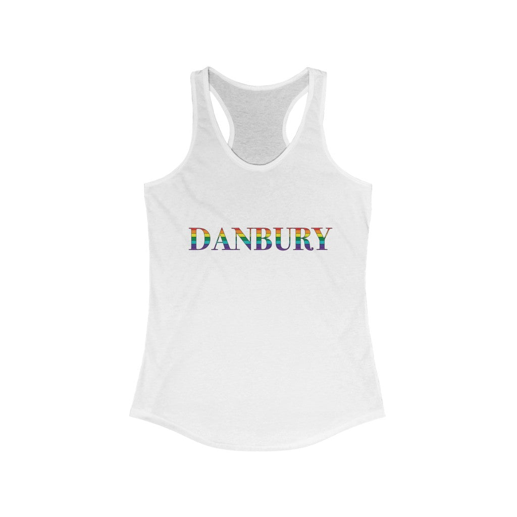 danbury rainbow womens tank top shirt