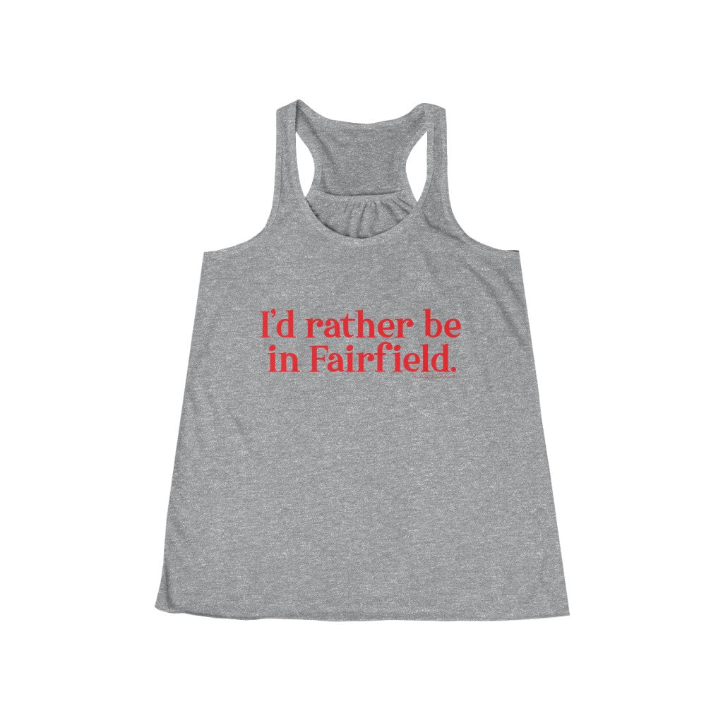 Fairfield ct / conencticut women's tank top shirt 