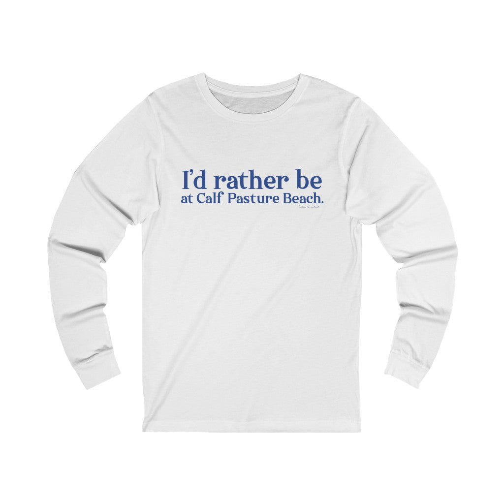 I'd rather be at Calf Pasture Beach   I’d rather be at Calf Pasture Beach.  Norwalk Connecticut tee shirts, hoodies sweatshirts, mugs and other apparel, home gifts and souvenirs. Proceeds of this collections goes to help Finding Norwalk and Finding Connecticut’s brand. Free USA shipping.