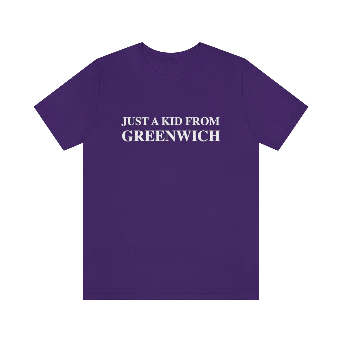 just a kid from greenwich tee shirt 