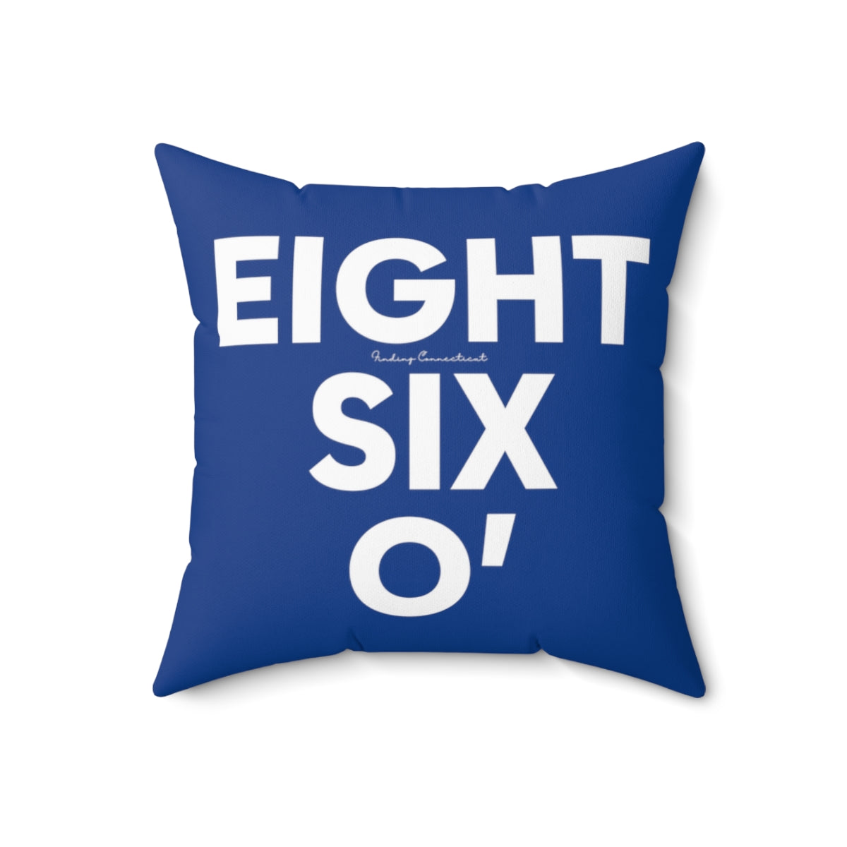 Eight Six O' Spun Polyester Square Pillow