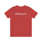 Westport. Unisex Jersey Short Sleeve Tee