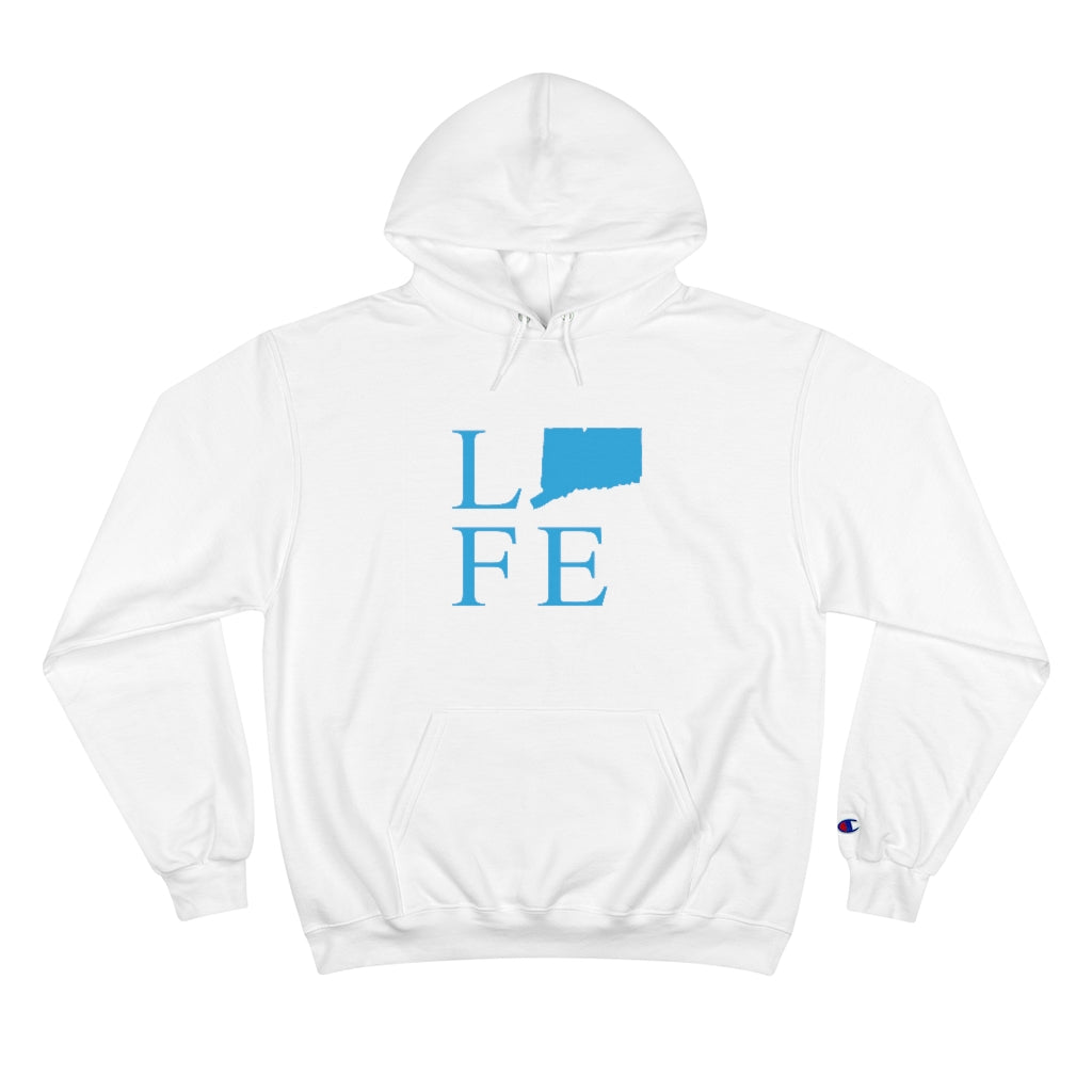 Connecticut Life (front) Champion Hoodie