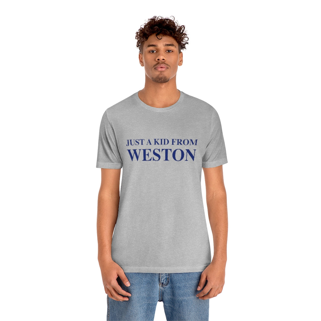 Just a kid from Weston, Weston, Connecticut tee shirts, hoodies sweatshirts, mugs and other apparel, home gifts and souvenirs. Proceeds of this collections goes to help Finding Connecticut’s brand. Free USA shipping 