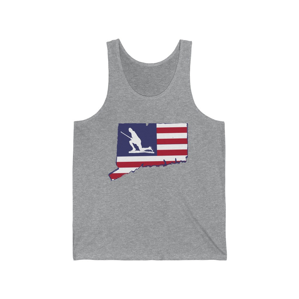 Westport tank top shirt. minuteman westport connecticut tank top shirt