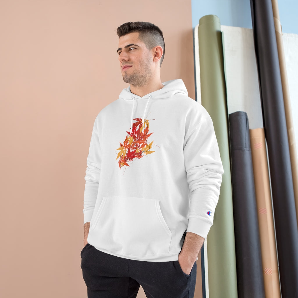 Maine Leaves Champion Hoodie