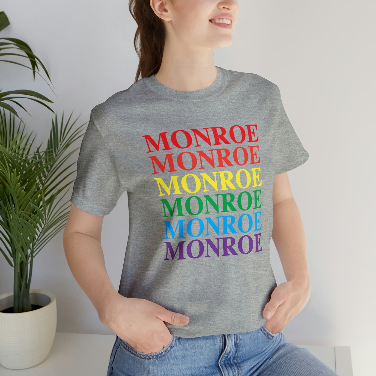 Monroe Pride Unisex Jersey Short Sleeve Tee