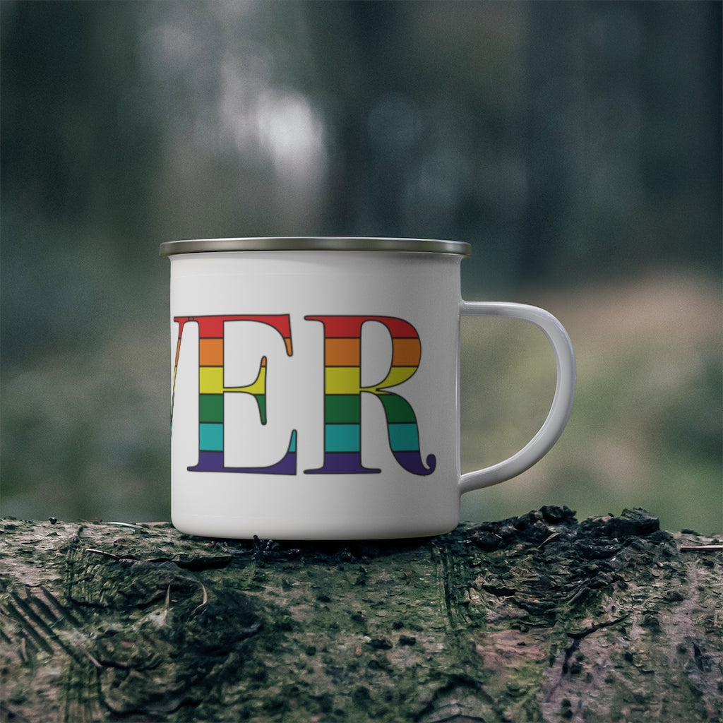 Dover Rainbow Enamel Camping Mug