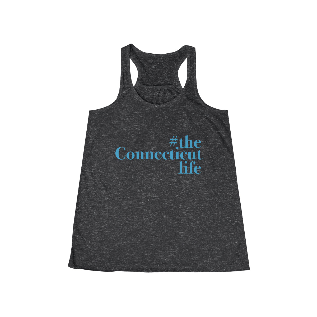 #theconnecticutlife Women's Flowy Racerback Tank