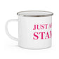 Just a kid from Stamford Enamel Camping Mug