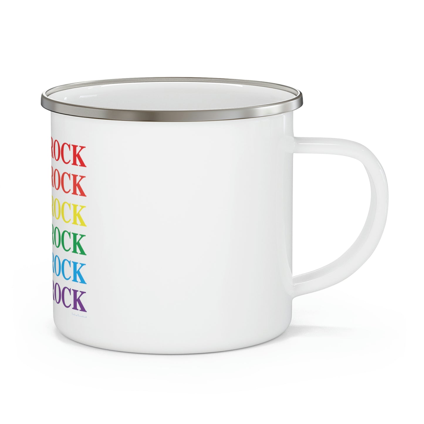 Black Rock Pride Enamel Camping Mug