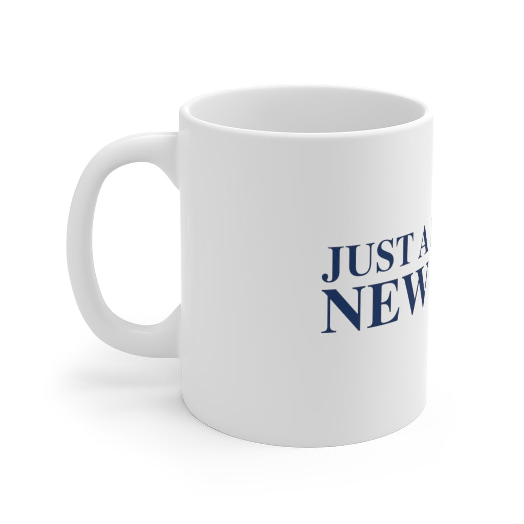 Just a kid from New Haven White Ceramic Mug