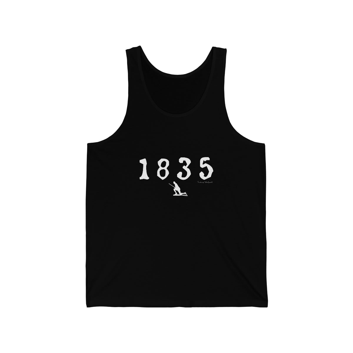 1835 Westport - White  Unisex Jersey Tank