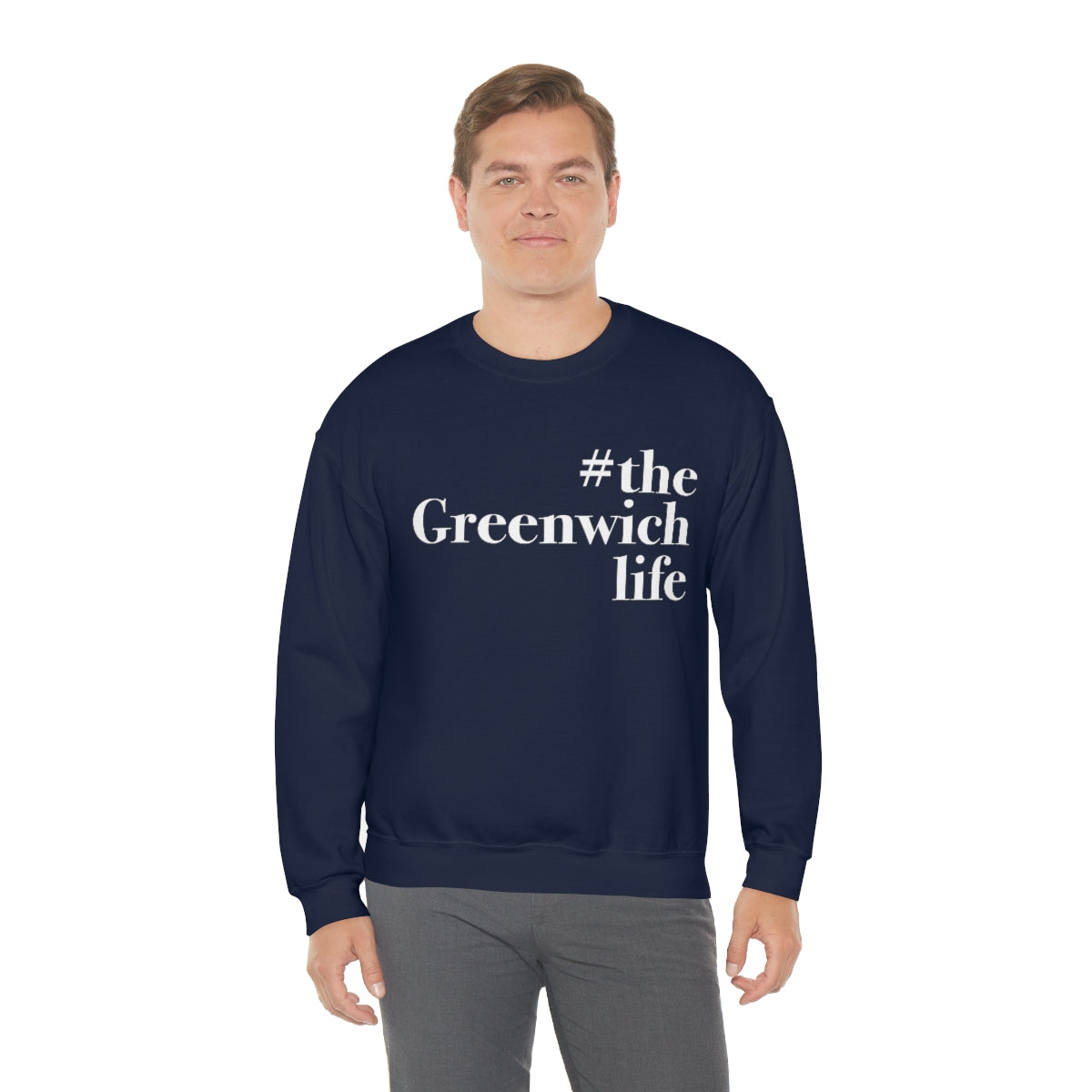 #thegreenwichlife Unisex Heavy Blend™ Crewneck Sweatshirt