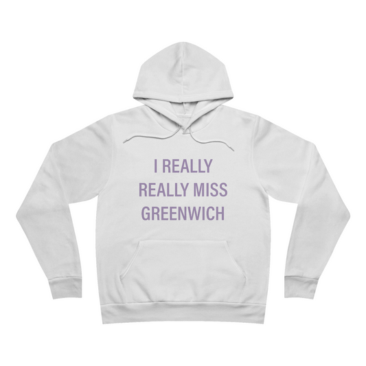 I Really Really Miss Greenwich Unisex Sponge Fleece Pullover Hoodie