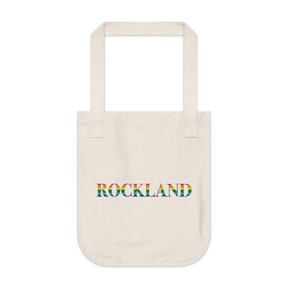 Rockland Rainbow Organic Canvas Tote Bag