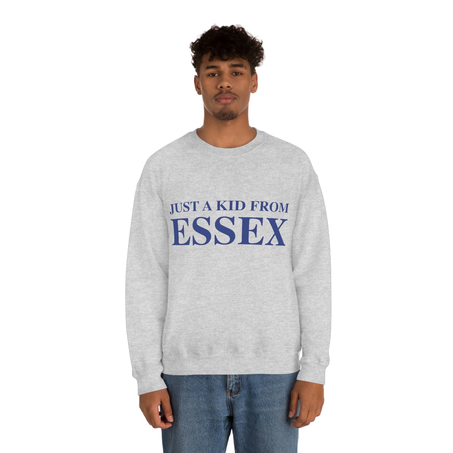 Just a kid from Essex Unisex Heavy Blend™ Crewneck Sweatshirt