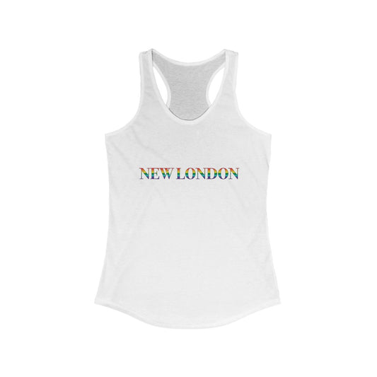 New London Rainbow Women's Ideal Racerback Tank