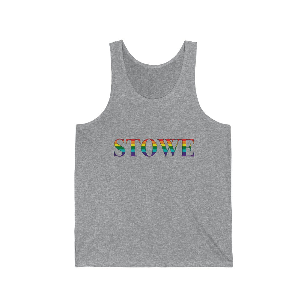 Stowe Rainbow Unisex Jersey Tank