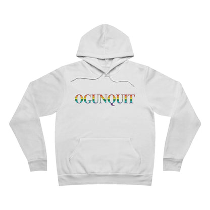 Ogunquit Rainbow Unisex Sponge Fleece Pullover Hoodie