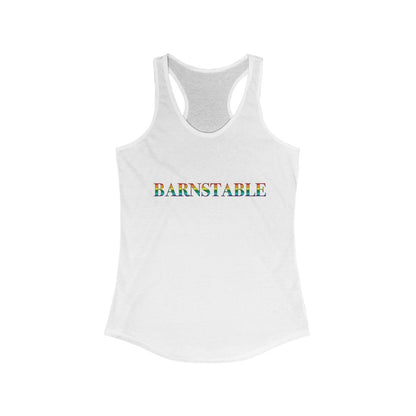 Barnstable Rainbow Women's Ideal Racerback Tank