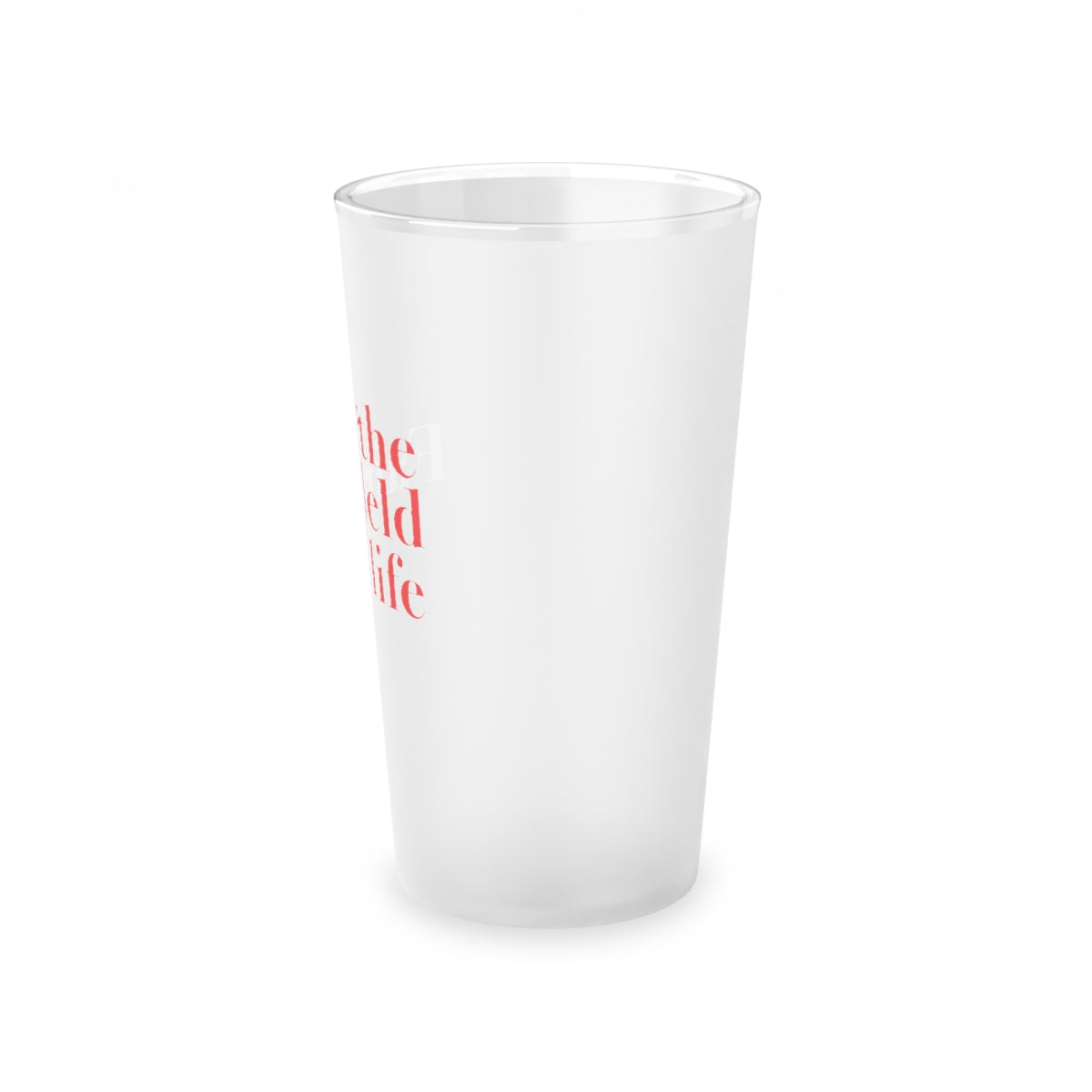 #thefairfieldlife Frosted Pint Glass, 16oz