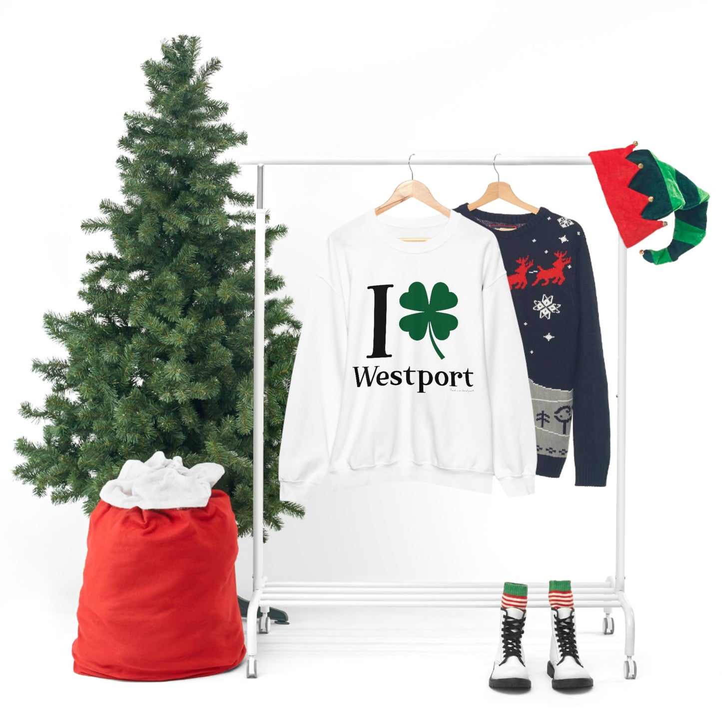 I Clover Westport Unisex Heavy Blend™ Crewneck Sweatshirt