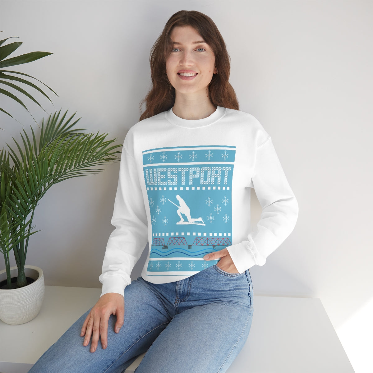 Westport Ugly Holiday Unisex Heavy Blend™ Crewneck Sweatshirt