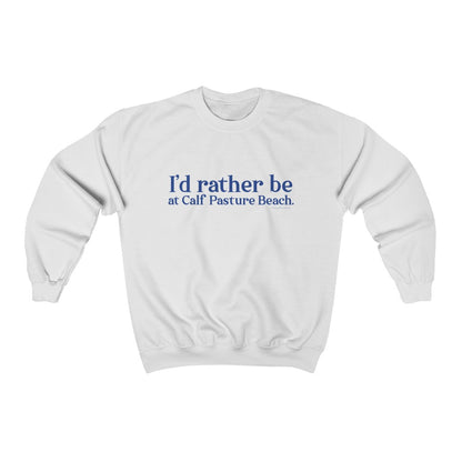 I'd rather be at Calf Pasture Beach   I’d rather be at Calf Pasture Beach.  Norwalk Connecticut tee shirts, hoodies sweatshirts, mugs and other apparel, home gifts and souvenirs. Proceeds of this collections goes to help Finding Norwalk and Finding Connecticut’s brand. Free USA shipping.