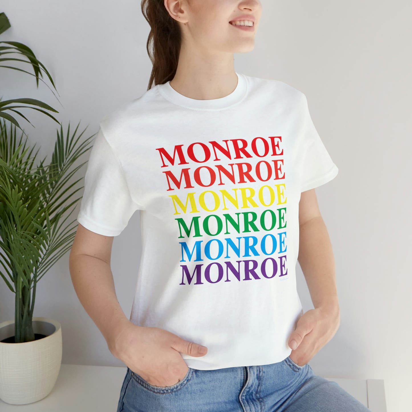 Monroe Pride Unisex Jersey Short Sleeve Tee