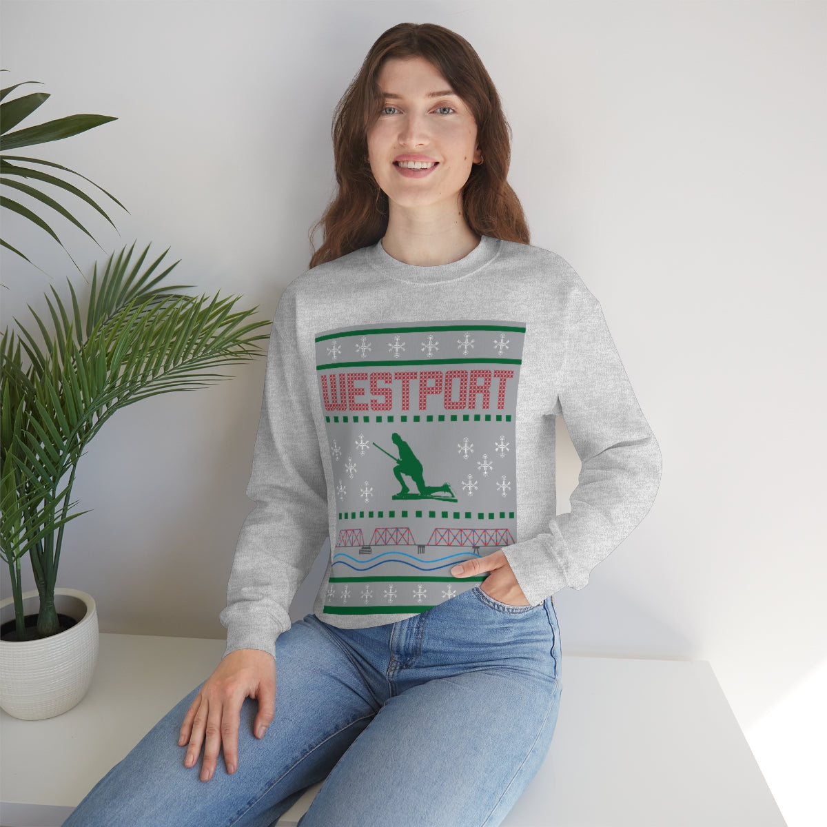 Westport Ugly Holiday Unisex Heavy Blend™ Crewneck Sweatshirt