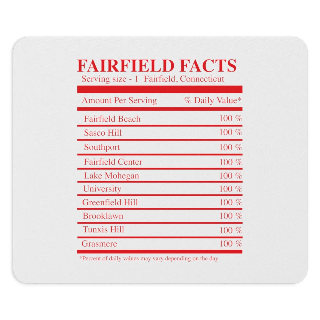 Fairfield Facts Mousepad