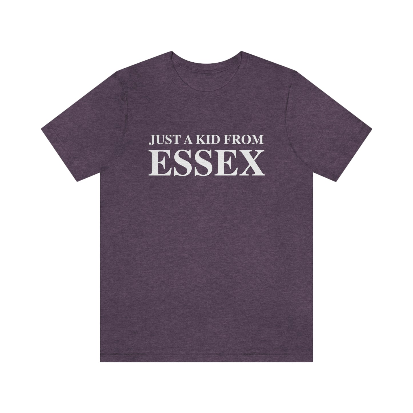 Just a kid from essex shirt, essex ct shirrts, gifts and apaprel