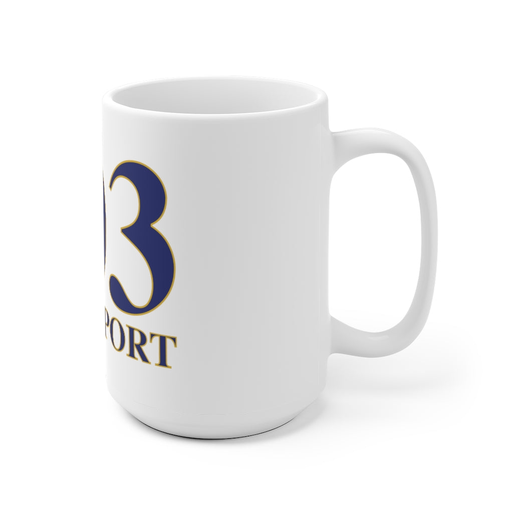 203 Bridgeport White Ceramic Mug