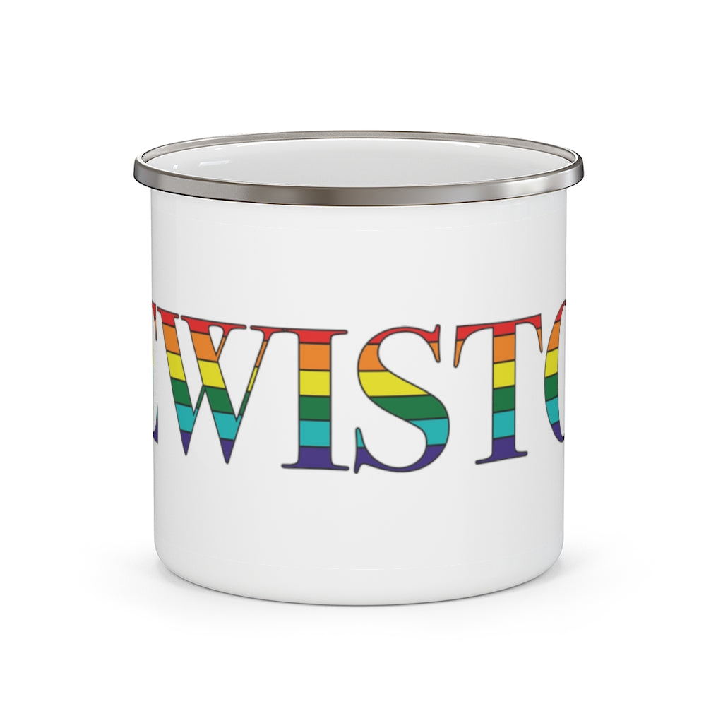 Lewiston Rainbow Enamel Camping Mug