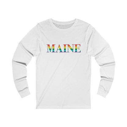 Maine Pride Unisex Jersey Long Sleeve Tee