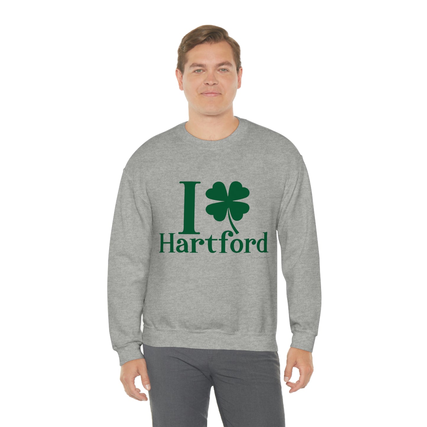 I Clover Hartford Unisex Heavy Blend™ Crewneck Sweatshirt