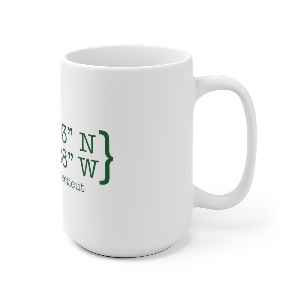 Danbury Coordinates White Ceramic Mug