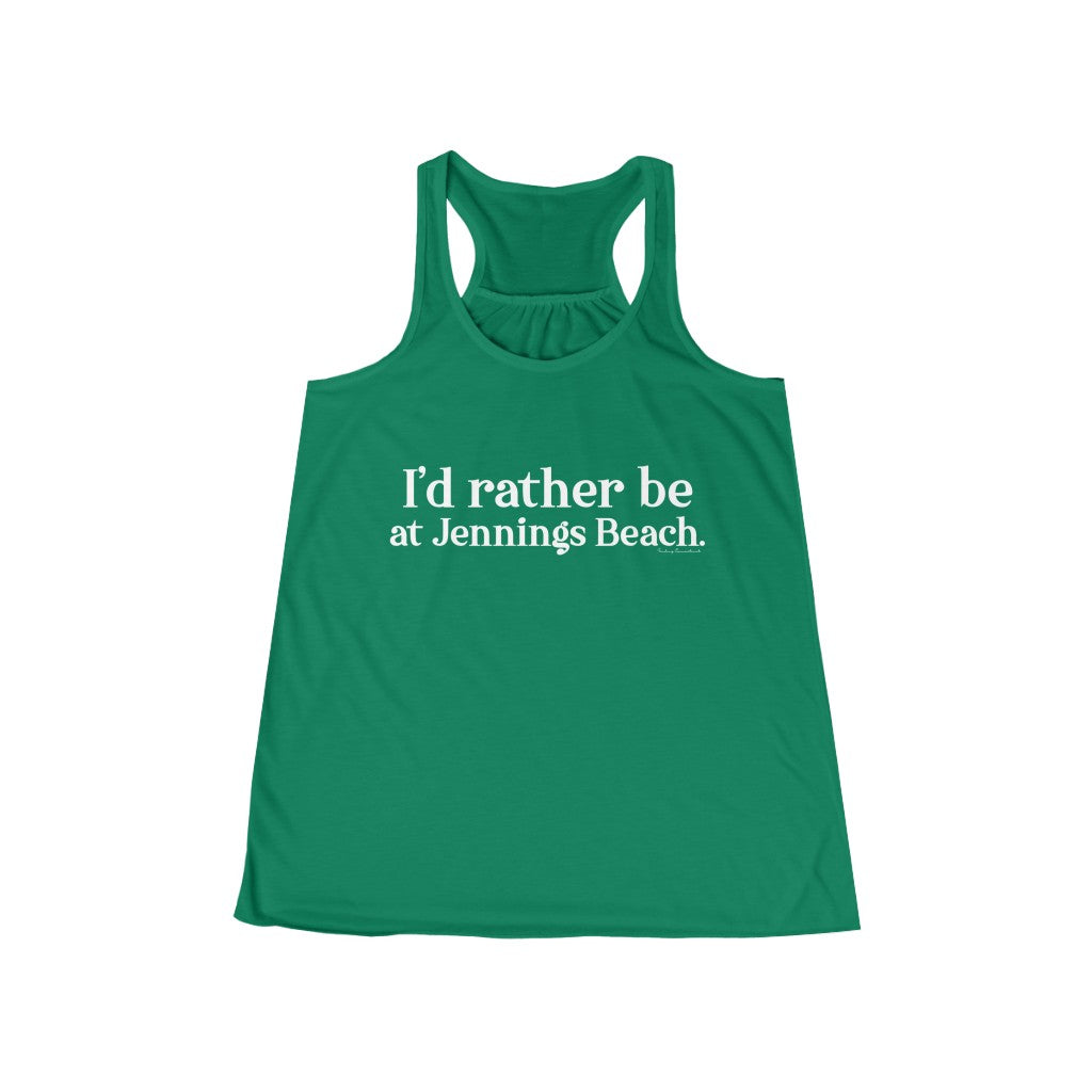 jennings beach fairfield ct / connecticut womens tank top shirt